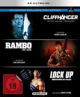 Sylvester Stallone Collection - Rambo 1 / Cliffhanger/ Lock Up - 4K Ultra HD Blu-ray (4K Ultra HD) 