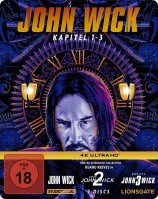 John Wick 1-3 - 4K Ultra HD Blu-ray / Limited Steelbook (4K Ultra HD) 