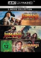 Jumanji & Jumanji - Willkommen im Dschungel & Jumanji - The Next Level - 4K Ultra HD Blu-ray / 3-Movie Collection (4K Ultra HD) 