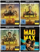 Mad Max 1+2+3+4 im Set ( Mad Max, Der Vollstrecker, Jenseits der Donnerkuppel, Fury Road) - 4K Ultra HD Blu-ray + Blu-ray (4K Ultra HD) 