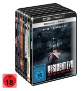 Resident Evil - Movie Collection 1-7 inkl. Welcome to Raccoon City - 4K Ultra HD Blu-ray + Blu-ray im Set (4K Ultra HD) 