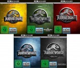 Jurassic Park 1-3 & Jurassic World 1+2 - 4K Ultra HD Blu-ray + Blu-ray / Limited Steelbook Set (4K Ultra HD) 