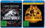 Jurassic World - 5 Movie Collection + Jurassic World - Ein neues Zeitalter / Die komplette Saga im Set (Blu-ray) 