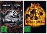 Jurassic World - 5 Movie Collection + Jurassic World - Ein neues Zeitalter / Die komplette Saga im Set (DVD) 
