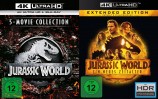 Jurassic World - 5 Movie Collection + Jurassic World - Ein neues Zeitalter / Die komplette Saga im 4K Ultra HD Blu-ray Set (4K Ultra HD) 