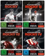 Rocky 1+2+3+4 im Set - 4K Ultra HD Blu-ray + Blu-ray / Limited Steelbook (4K Ultra HD) 