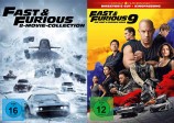 Fast & Furious - 8-Movie Collection + Fast & Furious 9 - Director's Cut & Kinofassung im Set (DVD) 