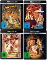 Indiana Jones - Teil 1-4 im Set - 4K Ultra HD Blu-ray + Blu-ray (4K Ultra HD) 