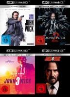 John Wick: Kapitel 1-4 - Uncut - 4K Ultra HD Blu-ray + Blu-ray im Set (4K Ultra HD) 