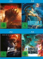 Monster Verse - Godzilla 1+2, Kong: Skull Island + Godzilla vs Kong im Set (Blu-ray) 