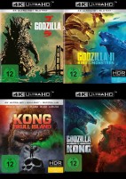 Monster Verse - Godzilla 1+2, Kong: Skull Island + Godzilla vs Kong - 4K Ultra HD Blu-ray + Blu-ray  im Set (4K Ultra HD) 