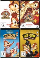 Walt Disneys Chip & Chap im DVD 4er Set / Die Ritter des Rechts - Collection 1&2 + Die Hörnchen sind los! + Lustige Streiche (DVD) 
