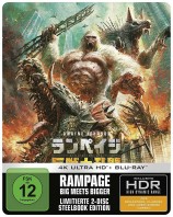 Rampage - Big meets Bigger - 4K Ultra HD Blu-ray + Blu-ray / Limited Steelbook (4K Ultra HD) 