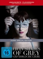 Fifty Shades of Grey - Gefährliche Liebe - Unmaskierte Filmversion + Kinofassung / Limited Digibook (DVD) 