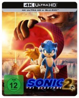 Sonic the Hedgehog 2 - 4K Ultra HD Blu-ray + Blu-ray / Limited Steelbook (4K Ultra HD) 