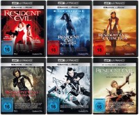 Resident Evil 1+2+3+4+5+6 im Set - 4K Ultra HD Blu-ray + Blu-ray (4K Ultra HD)