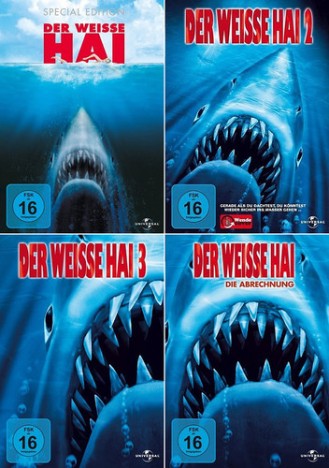 Der weisse Hai 1-4 Set (DVD)