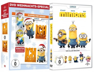 ICH - einfach unverbesserlich 1+2 - Weihnachts-Special + Minions (DVD)