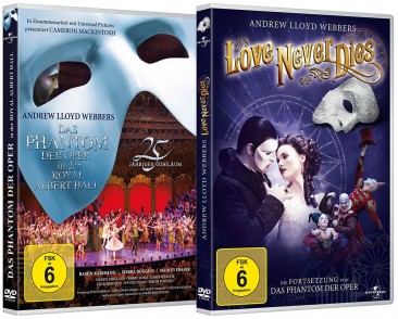 Das Phantom der Oper + Love Never Dies - Musical Set (DVD)