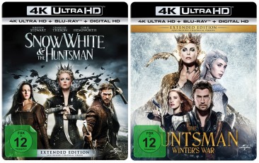 Snow White & the Huntsman + The Huntsman & the Ice Queen / Extended Edition / 4K Ultra HD Blu-ray + Blu-ray Set (Ultra HD Blu-ray)