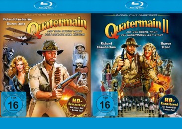Quatermain 1+2 / Auf der Suche nach dem Schatz der Könige + Auf der Suche nach der geheimnisvollen Stadt - Set (Blu-ray)