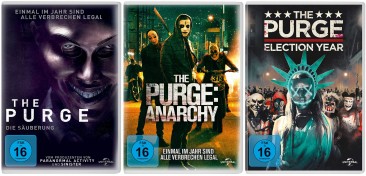 The Purge - Die Säuberung + Anarchy + Election Year / 1-3 Set (DVD)
