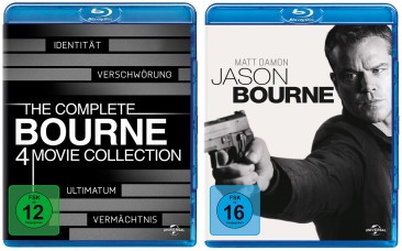 The Complete Bourne 4 Movie Collection + Jason Bourne - Set (Blu-ray)