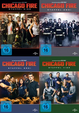 Chicago Fire - Die kompletten Staffeln 1+2+3+4 im Set (DVD)