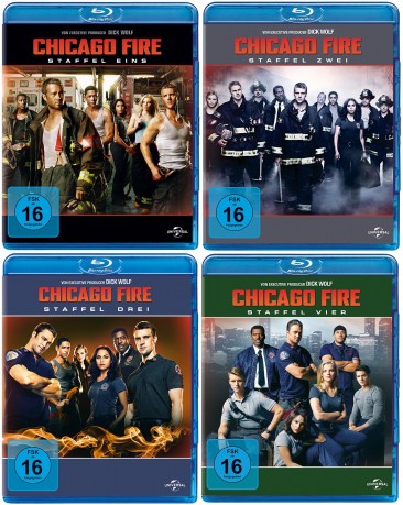 Chicago Fire - Die kompletten Staffeln 1+2+3+4 im Set (Blu-ray)