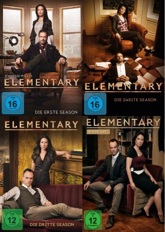 Elementary - Die kompletten Staffeln 1+2+3+4 im Set (DVD)