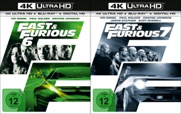 Fast & Furious 6+7 Set - 4K Ultra HD Blu-ray + Blu-ray (Ultra HD Blu-ray)