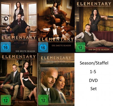 Elementary - Die kompletten Staffel 1+2+3+4+5 im Set (DVD)