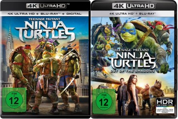 Teenage Mutant Ninja Turtles + Teenage Mutant Ninja Turtles - Out of the Shadows - Set - 4K Ultra HD Blu-ray + Blu-ray (Ultra HD Blu-ray)