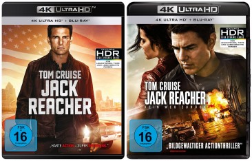 Jack Reacher + Jack Reacher - Kein Weg zurück - 4K Ultra HD Blu-ray + Blu-ray (Ultra HD Blu-ray)