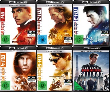 Mission: Impossible 1+2+3+4+5+6 Set - 4K Ultra HD Blu-ray + Blu-ray (4K Ultra HD)