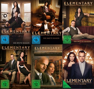 Elementary - Die kompletten Staffeln 1+2+3+4+5+6 im Set (DVD)