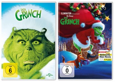 Der Grinch + Der Grinch als Animationsfilm - Set (DVD)