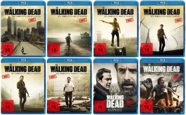 The Walking Dead - Die kompletten Staffeln 1-8 im Set (Blu-ray)