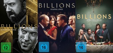 Billions - Die kompletten Staffeln 1+2+3 - Set (DVD)