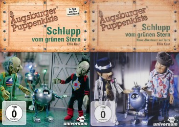 Schlupp vom grünen Stern + Schlupp vom grünen Stern - Neue Abenteuer auf Terra - Augsburger Puppenkiste - Set (DVD)