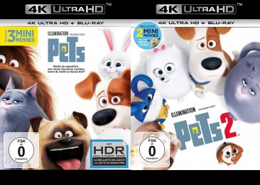 Pets 1+2 - Set - 4K Ultra HD Blu-ray + Blu-ray (4K Ultra HD)