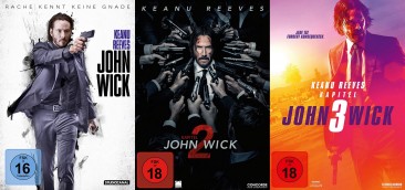 John Wick: Kapitel 1-3 - Set (DVD)