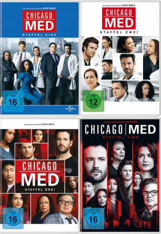 Chicago Med - Die kompletten Staffeln 1+2+3+4 im Set (DVD)