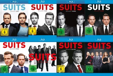 Suits - Die kompletten Staffeln 1+2+3+4+5+6+7+8 im Set (Blu-ray)