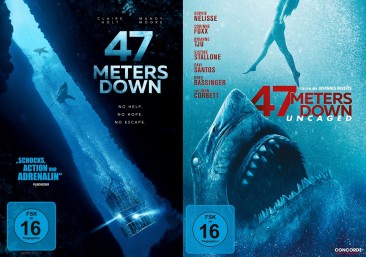 47 Meters Down + 47 Meters Down - Uncaged - Set (DVD)