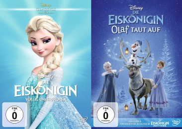 Die Eiskönigin - Völlig unverfroren & Olaf taut auf + Party Fieber - Set (DVD)