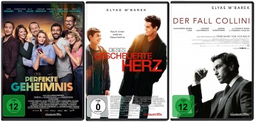 Elyas M'Barek - 3-Movie-Set / Das perfekte Geheimnis + Dieses bescheuerte Herz + Der Fall Collini (DVD)