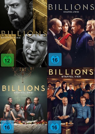 Billions - Staffel 1+2+3+4 - Set (DVD)