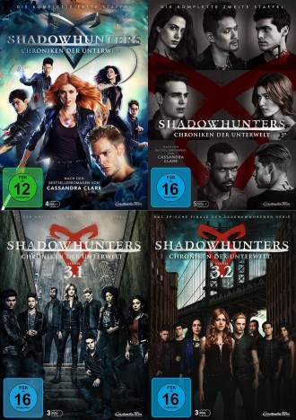 Shadowhunters - Chroniken der Unterwelt - Staffel 1 + 2 + 3.1 + 3.2 (DVD)