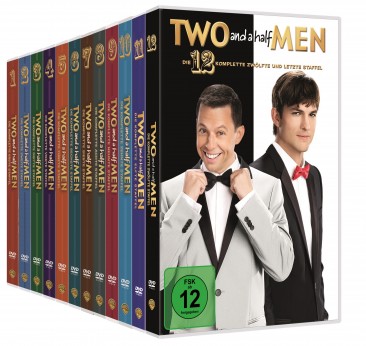 Two and a Half Men - Staffel 1+2+3+4+5+6+7+8+9+10+11+12 im Set (DVD)